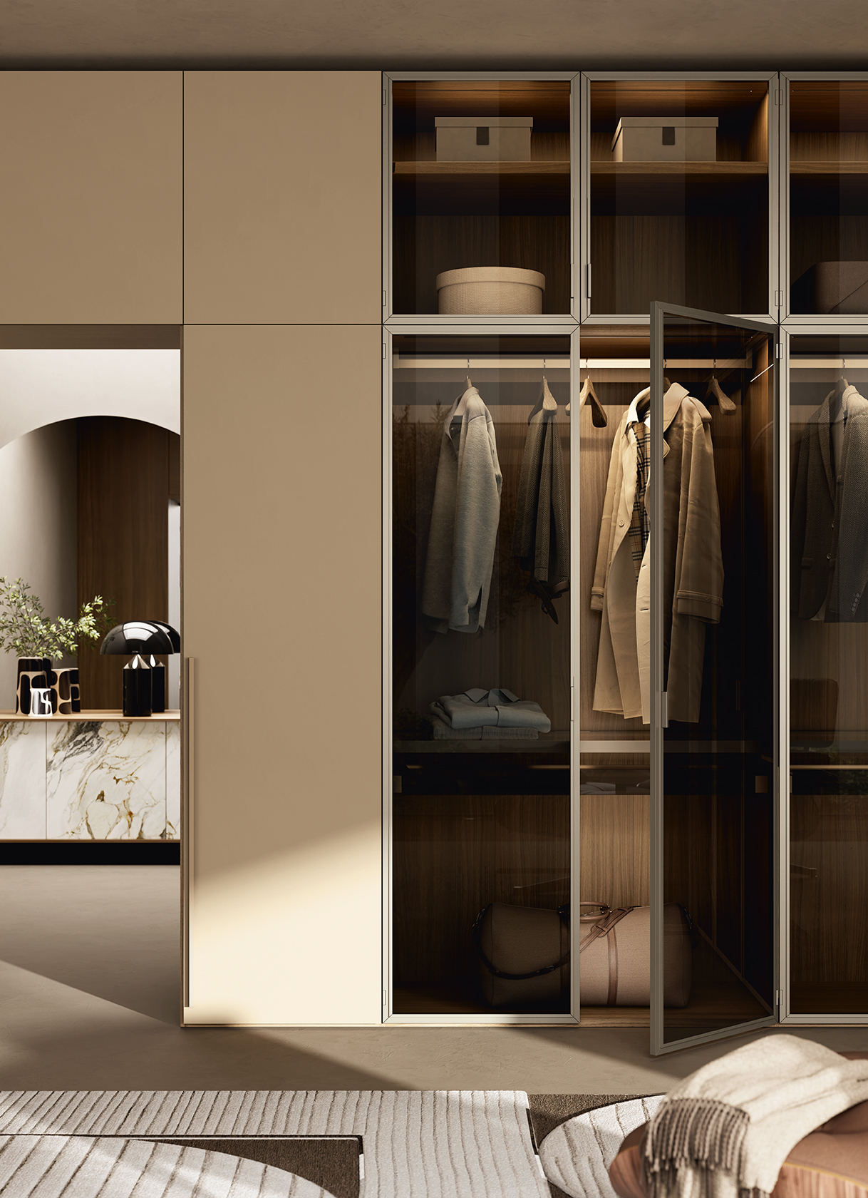 Eurocasa Profile Reflex Hinged Wardrobe1