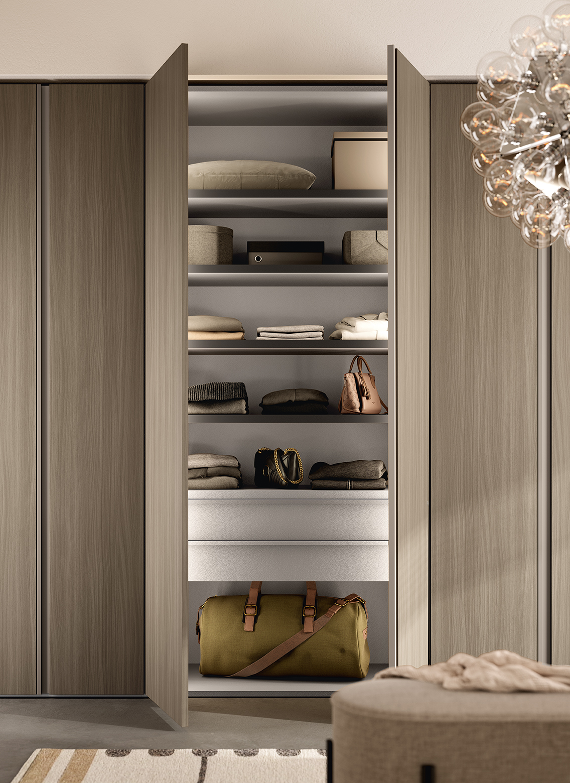 Eurocasa Profile Reflex Hinged Wardrobe5